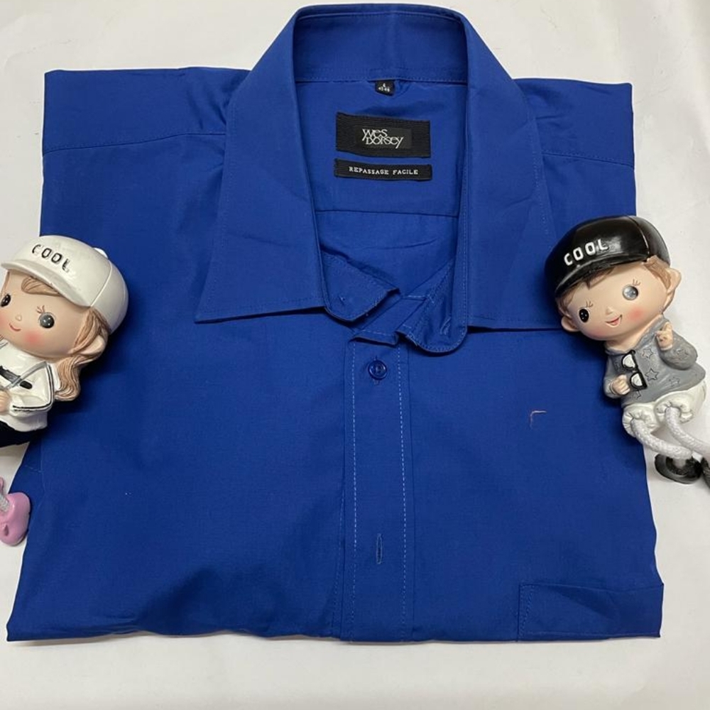 Blue short sleeve shirt - New with Tags - XXXL - Picture 1 of 9